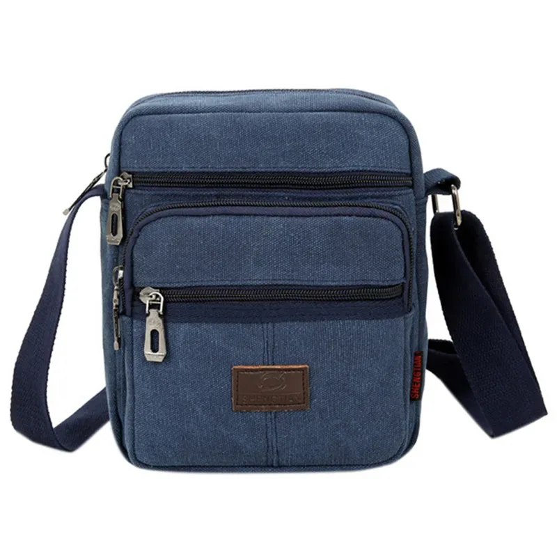 sac à bandoulière pour hommes affaires loisirs grande capacité sac à main portable fermeture éclair multicouche étanche été sacs à bandoulière pour hommes