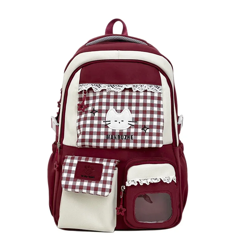 sac à dos scolaire rose pour filles, adolescentes, femmes, enfants, filles, collégiennes, lycéennes, élèves, jeunes filles, enfants