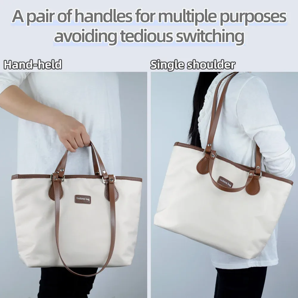 poignées multifonctionnelles cuir beige usage voyage sangles remplacement accessoires sac bandoulière portage épaule main