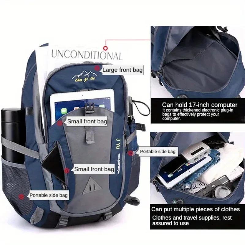 sac à bandoulière pour hommes et femmes, nouveau sac de randonnée en plein air de 40l, sac de sport, sac à dos de voyage de loisirs, sac de grande capacité