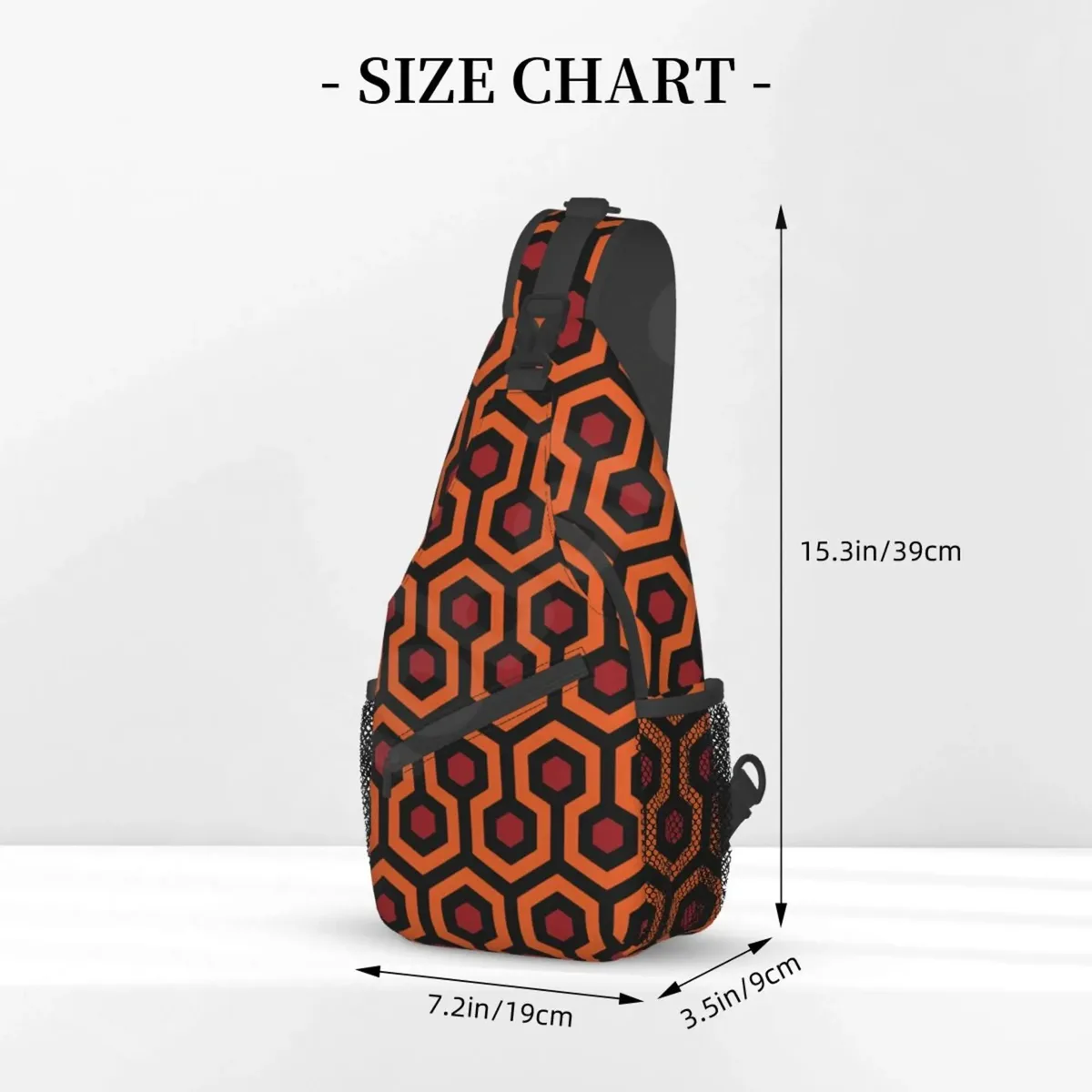 the shining overlook hotel crossbody sling backpacks, chest sling backpacks for women and men, casual for travel and hiking