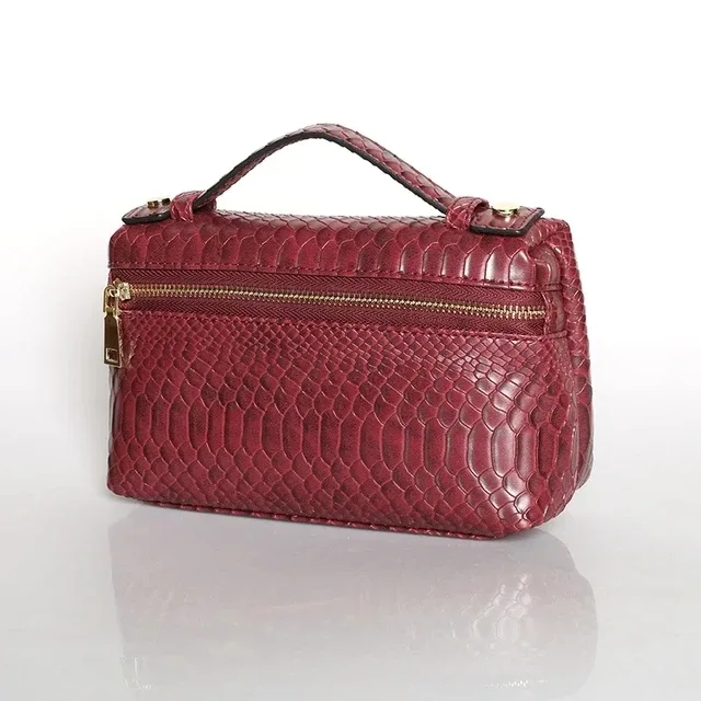 tophiigh-sac à main de maquillage portable pour femmes, pochette, sac à main, sac à main pour dames, sac à main, sac à main, savoir chaud, salle, rouge, café, mode