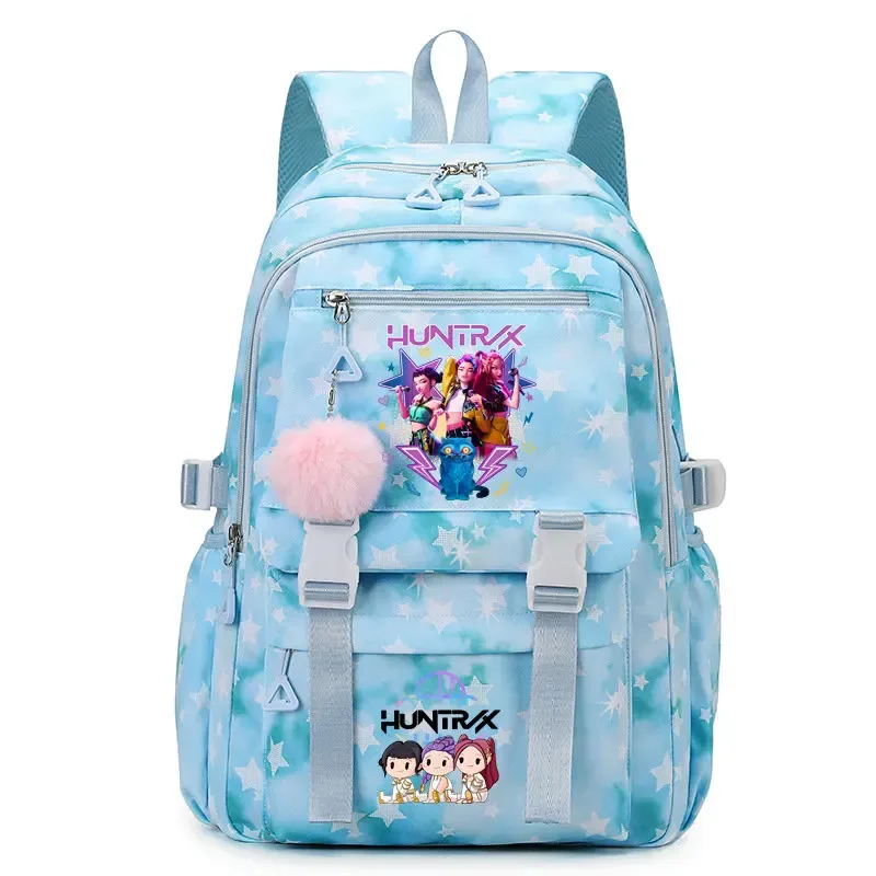 sac à dos kpop demon hunters, sac à dos léger et mignon, sac d'école pour fille, sac à dos décontracté pour les voyages et les trajets quotidiens