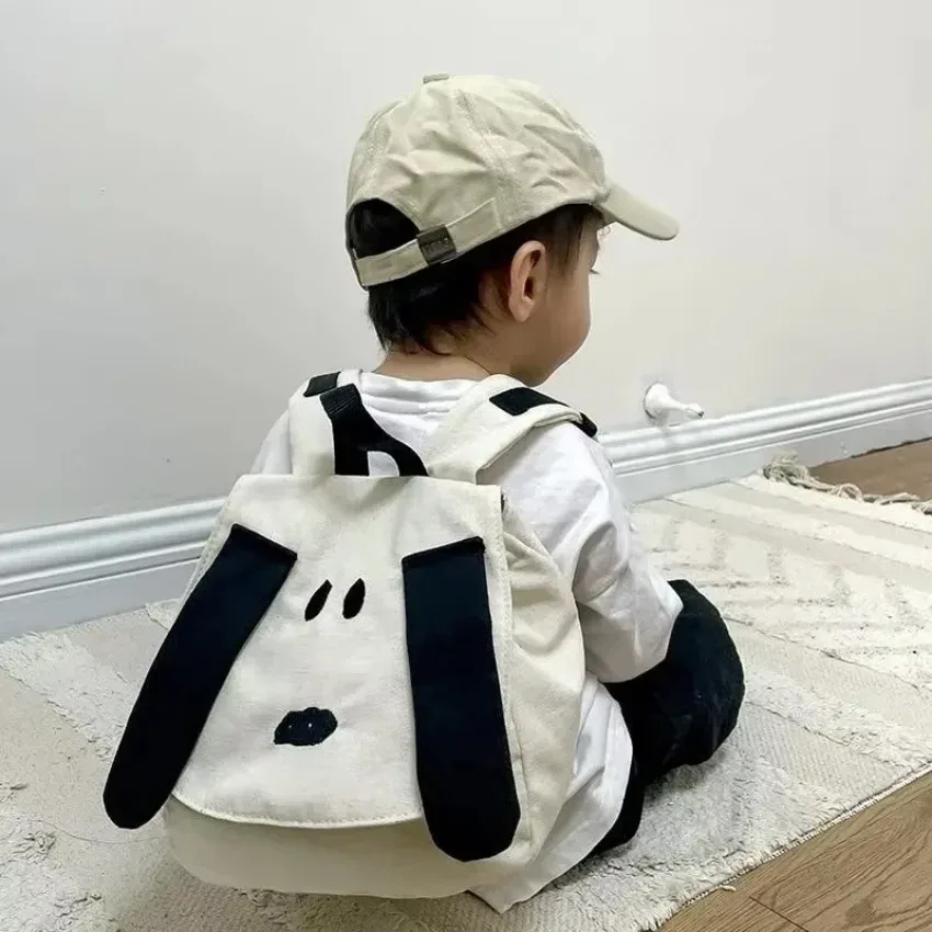1 pièces sac à dos dessin animé chien mignon garçons et filles mode toile sac de voyage