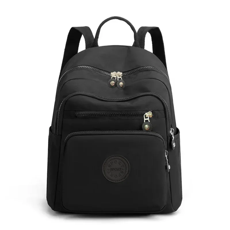 sac à bandoulière double, en tissu oxford à la mode, sac pour hommes et femmes, en nylon, sac à dos décontracté pour faire les courses.
