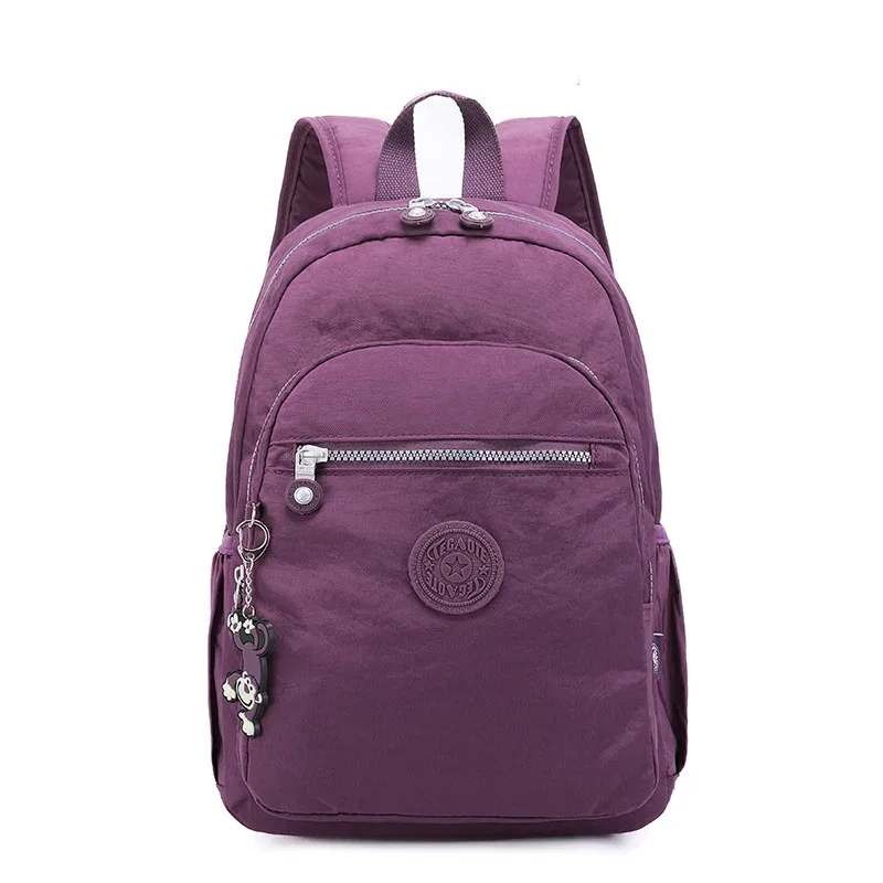teincome ote-sac à dos d'école étanche pour fille et garçon, sac de voyage léger pour homme, 2024 nylon, motif de fleurs, mode décontractée, a4, m1318