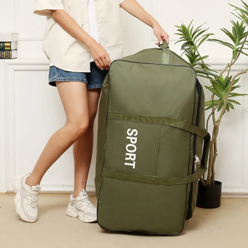 grand sac de camouflage 600d pour hommes, grand sac épais et imperméable en tissu oxford, artefact mobile, grand rangement, sacs de voyage, sac de sport