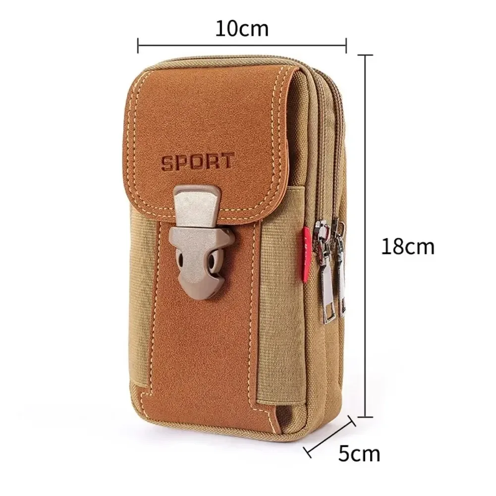 pochette de ceinture unisexe pour téléphone portable pour hommes, étui de téléphone, sac de taille molle, petit sac à dos de ceinture tactique, porte-carte