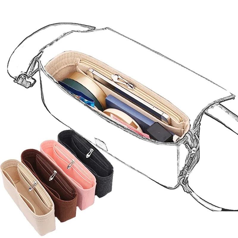 organisateur de sac en feutre, 1 pièce, pour sacs à main de marque pour femmes, sacs à cosmétiques