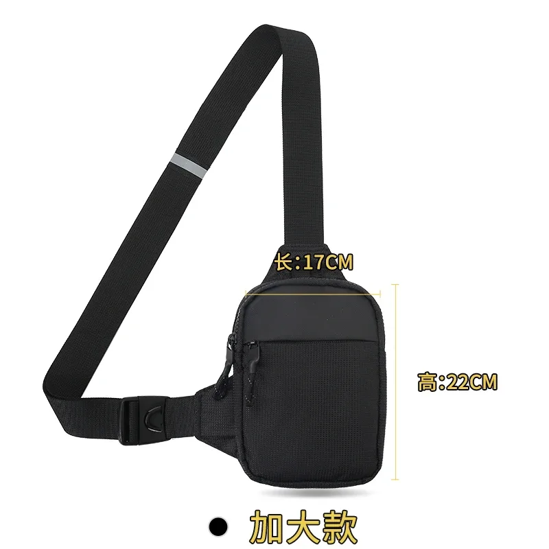 nouveau sac de poitrine de sport pour hommes, sacoche ultra-petite pour téléphone portable, sac de taille, sac à main multifonction
