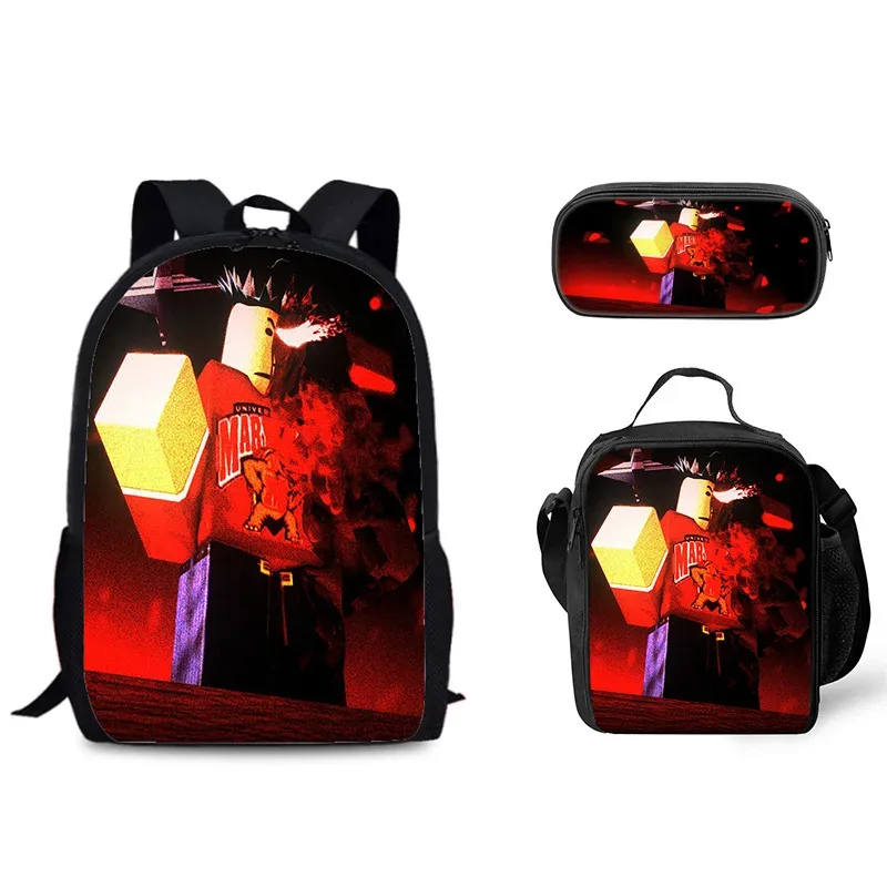 sac dos nylon personnages dessins animés fond noir format grand volume usage étudiant voyage