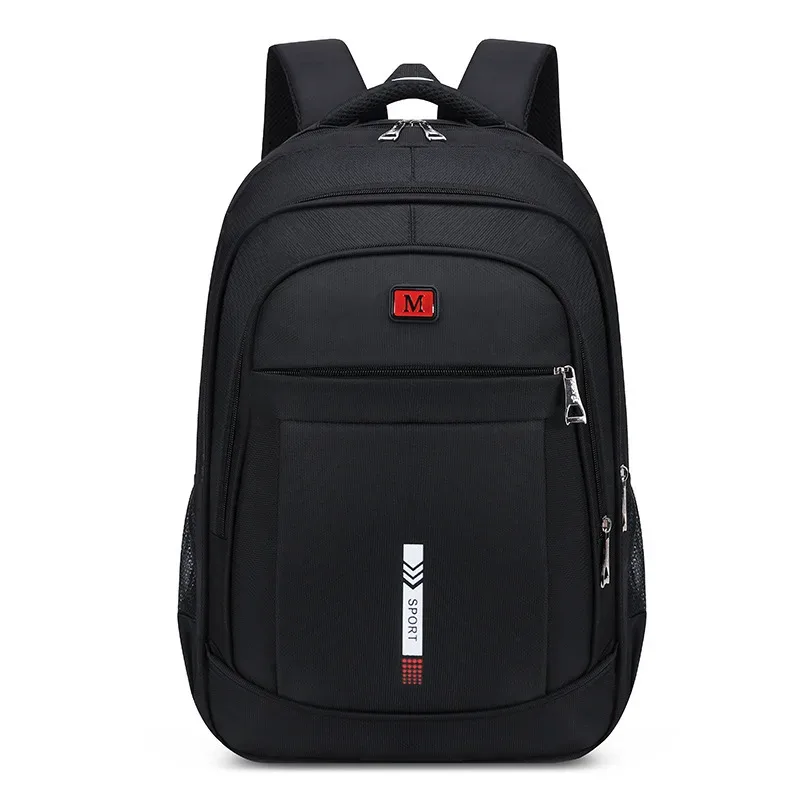 sac à dos de marque tendance simple grande capacité sac à dos de voyage pour hommes décontracté junior lycéen décontracté double sacs à bandoulière
