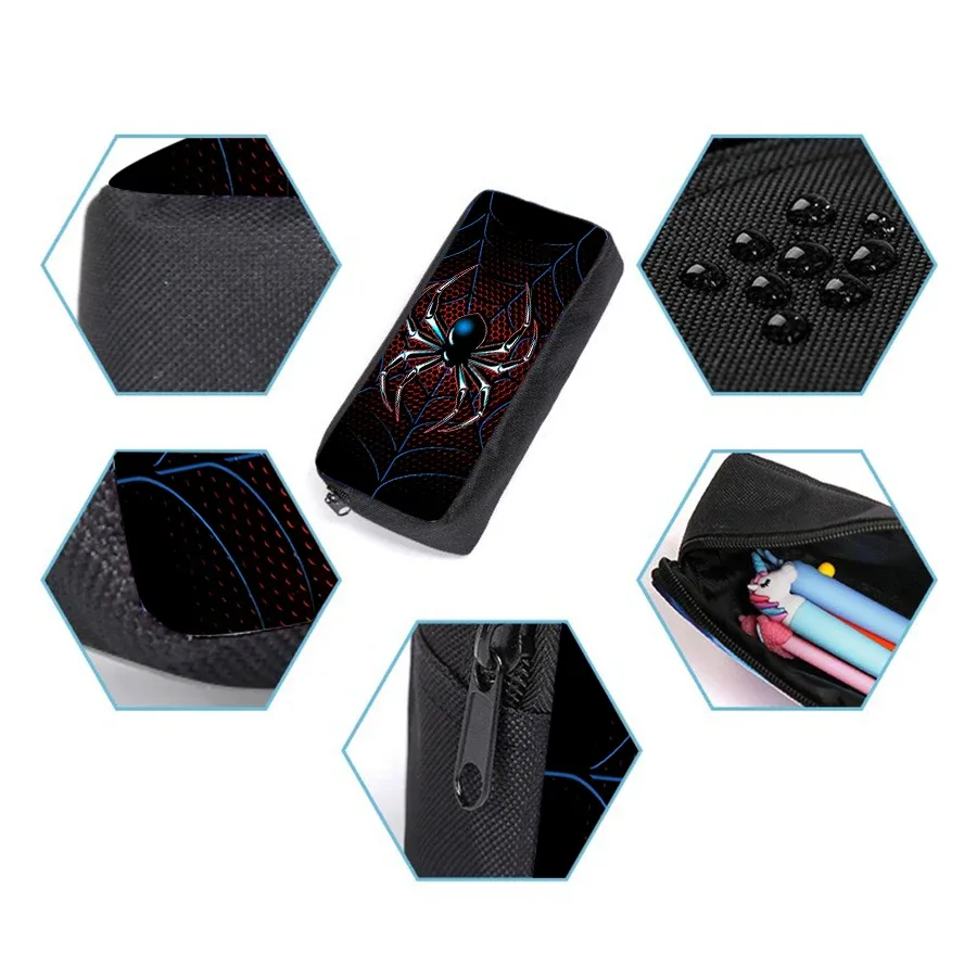 sacs à dos trois pièces à motif araignée pour garçons et filles, meilleurs cadeaux, sac à dos scolaire 3d dessin animé pour enfants