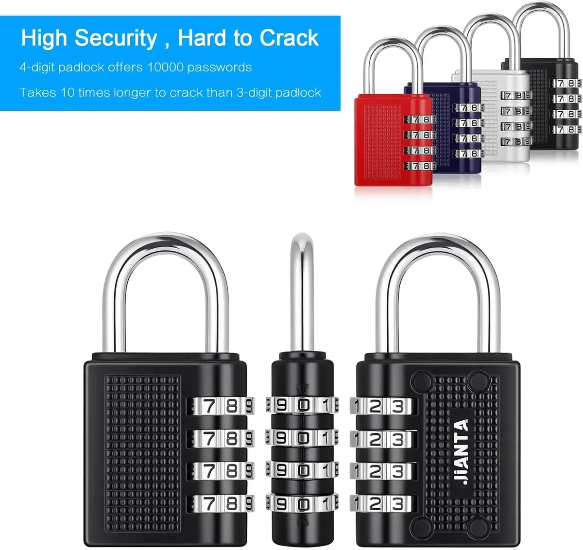 câble de sécurité en acier avec cadenas à combinaison à 4 chiffres, 1 ensemble de cadenas de voyage, câble de sécurité gainé de 1 m à double boucle pour valise