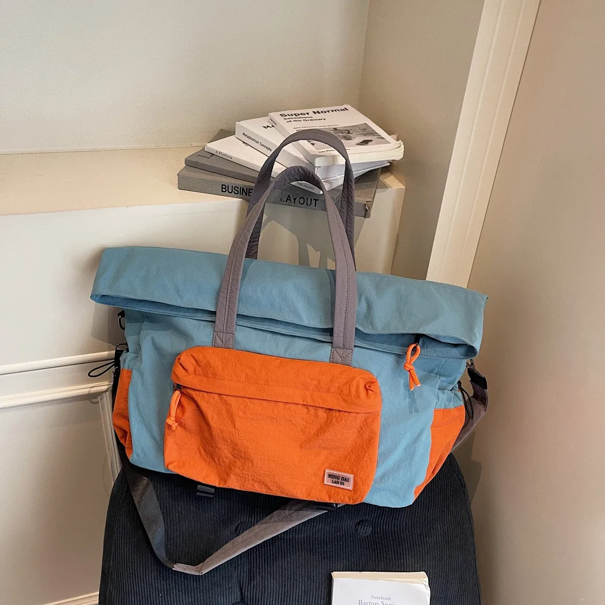 sac à bagages léger pliable pour femme, sac de sport à bandoulière extensible de grande capacité, sac de voyage portable pour courte distance, sac à bandoulière pour homme pour la randonnée et le camping