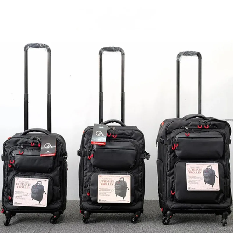 sac à dos à roulettes oxford trolley pour homme, valise noire, cabine à bagages légère, sacs à dos pour homme, sacs de voyage étanches, 18 po, 20 po, 24 po