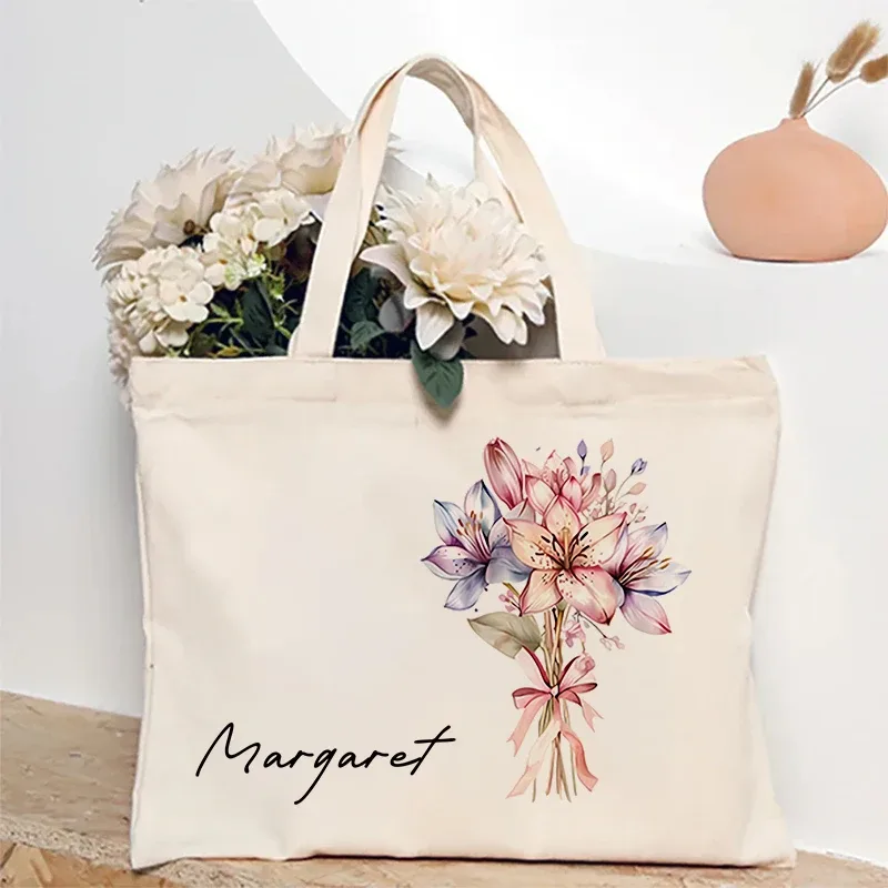 sac à main personnalisé avec nom, sac de rangement de voyage, sac à bandoulière, cadeau d'anniversaire et de mariage pour demoiselle d'honneur