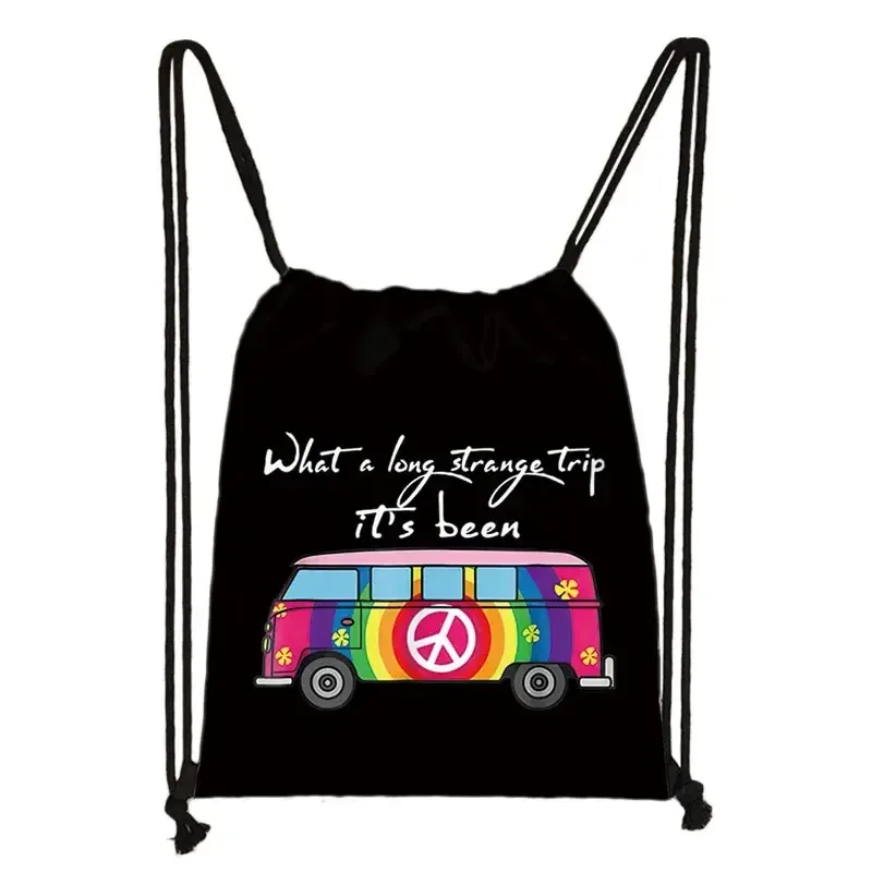 sac à dos à motif de cœur arc-en-ciel lgbt, sacs à cordon de proximité pour les zones de voyage, sac de rangement arc-en-ciel, mode thon, lesbienne et gay pride, cadeau