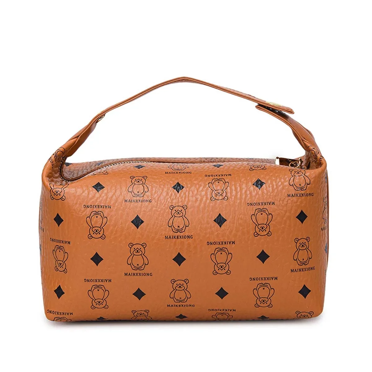 sacs de maquillage ours de dessin animé, nouveaux sacs de rangement portables de grande capacité, sacs de toilette tendance anti-éclaboussures et à la mode, vente en gros