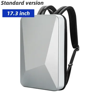 sac dos pc noir argent extensible antivol cadre interne normcore minimaliste polyester usb charge étanche informatique transport courbe physiologie