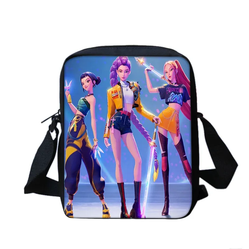 sac à bandoulière pour enfants, avec motifs de dessins animés, bretelles réglables, fermeture à glissière sécurisée, sac léger à porter à l’épaule pour garçons et filles.