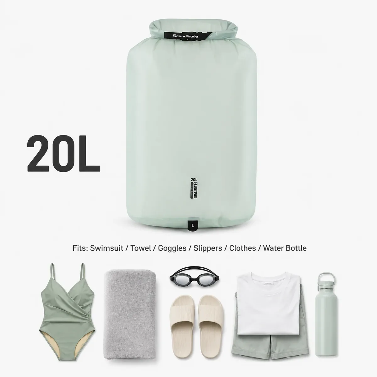 sac étanche pour vêtements mouillés, sac de sport, natation, voyage, sac sec pliable, étanche, séparation humide/sec, sac de rangement pour fitness, plage