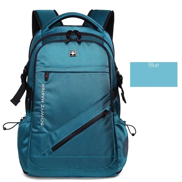 sac à dos antivol pour homme mochila swiss avec port usb, sac à dos imperméable pour ordinateur portable de 15,6 pouces et 17 pouces, pour affaires et école