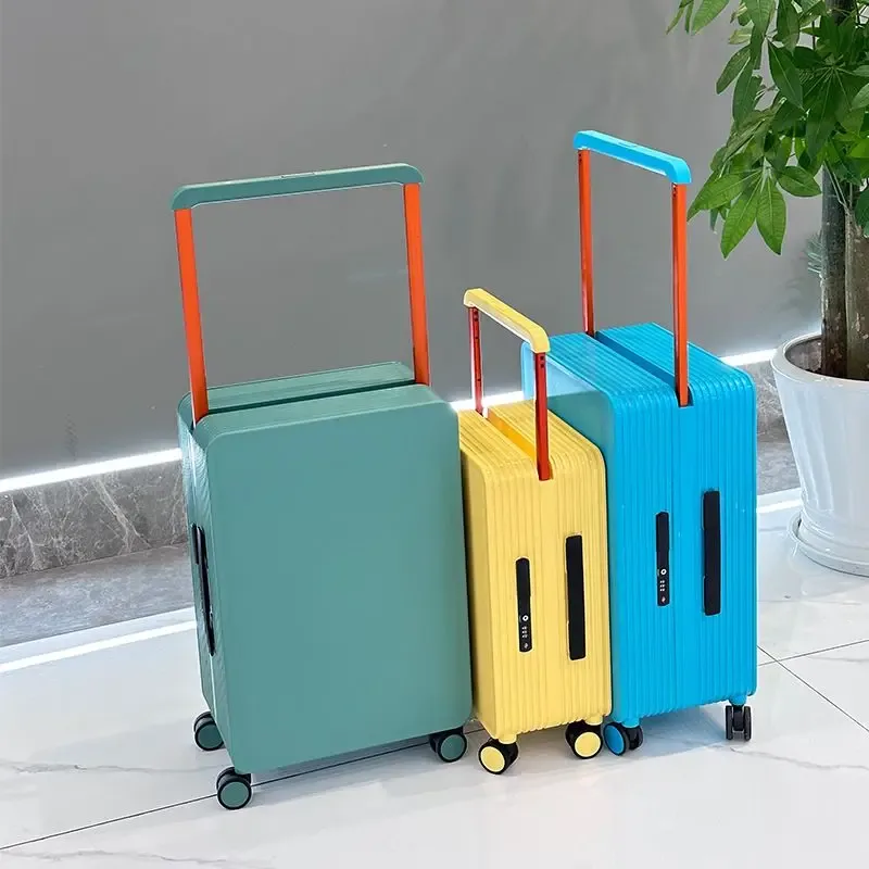 Valise à roulettes larges, valise de voyage pour femmes, valise de voyage pour hommes, valise à déposer en bagage, valise de 20 pouces et 24 pouces, valise à déposer en bagage.