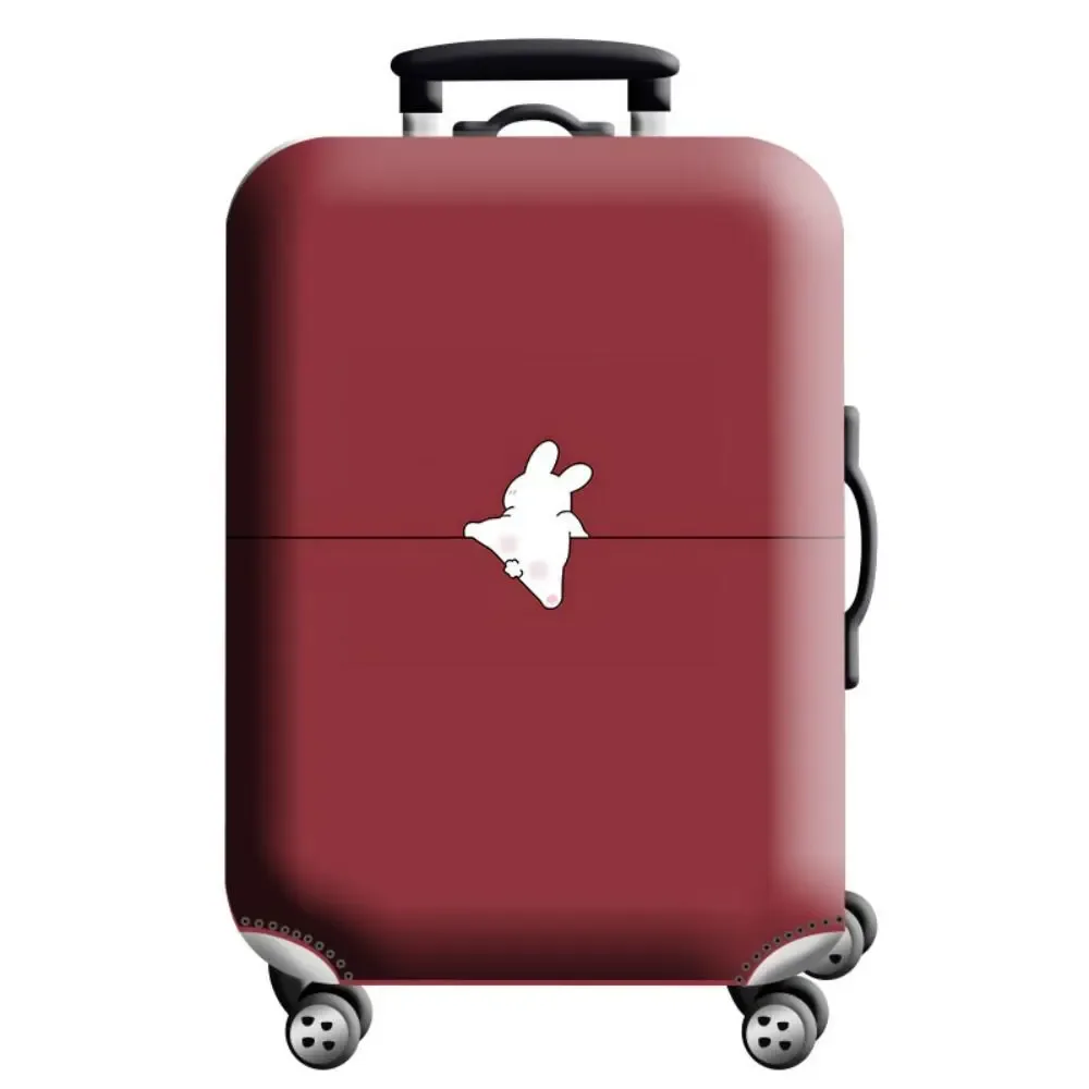 housse de protection anti-rayures pour bagages, anti-poussière, antivol, housse de valise durable avec motif animal mignon, accessoires de voyage