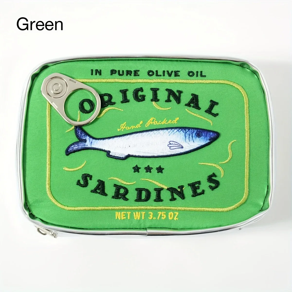 trousse de toilette mignonne motif sardine, trousse de toilette de voyage, trousse de toilette étanche, sac de rangement pour accessoires, excellent cadeau pour les vacances