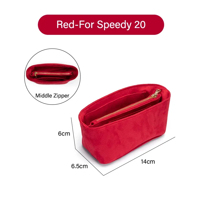 wuta original sac en velours organisateur pour lv speedy 20 25 30 35 sac à main insérer sac à main sac intérieur portable voyage stockage sacs de maquillage