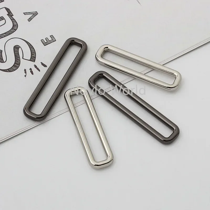 boucle carrée longue en alliage moulé sous pression, ligne 3.0mm, 12x38mm, 12x45mm, pour valise de styliste, connecteur de bagages, nouvelle collection 2021, 10-50 pièces