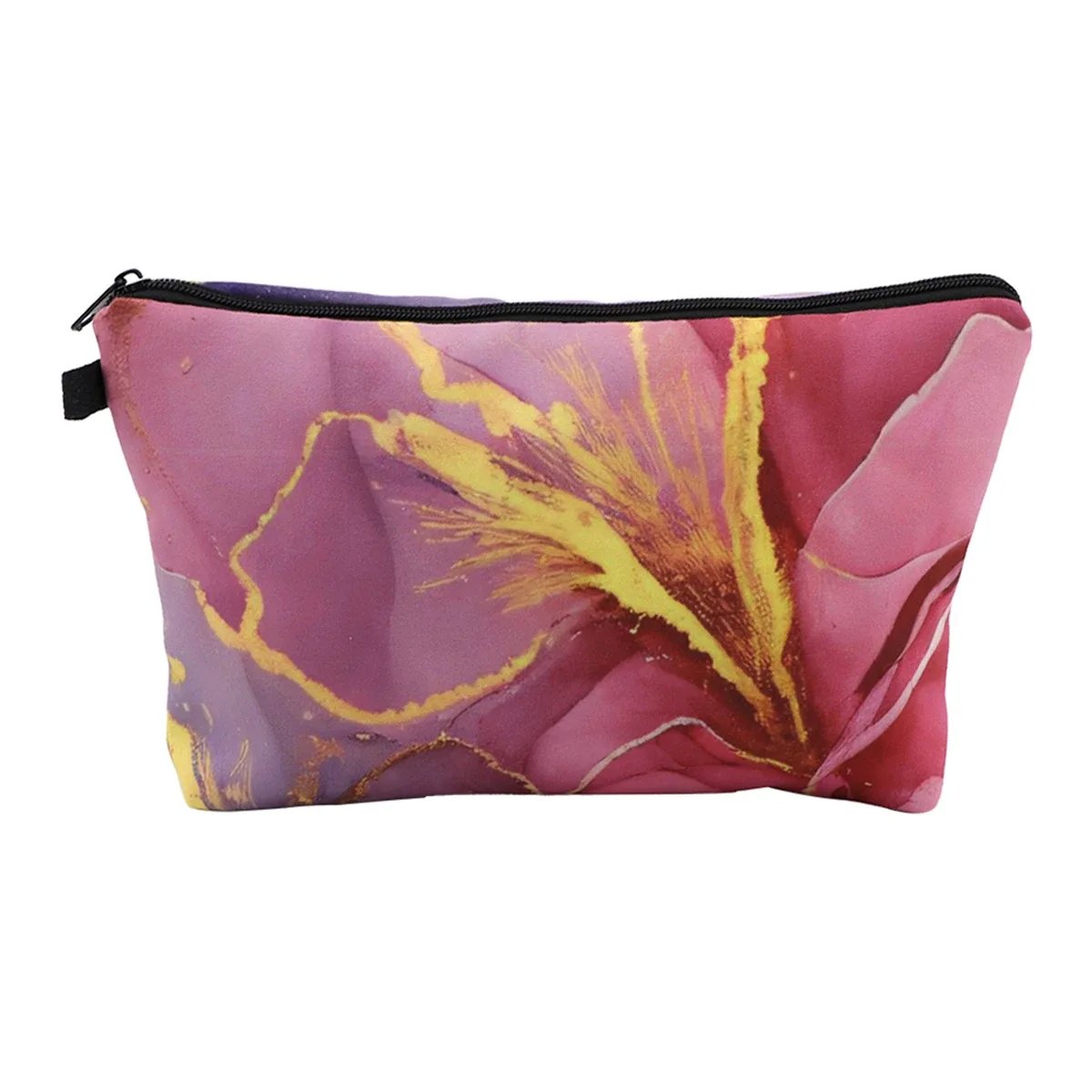 sacs à cosmétiques ciel étoilé en marbre, portables pour femmes, sac de rangement de voyage visage soleil lune rouge à lèvres cosmétiques petits sacs étui de rangement