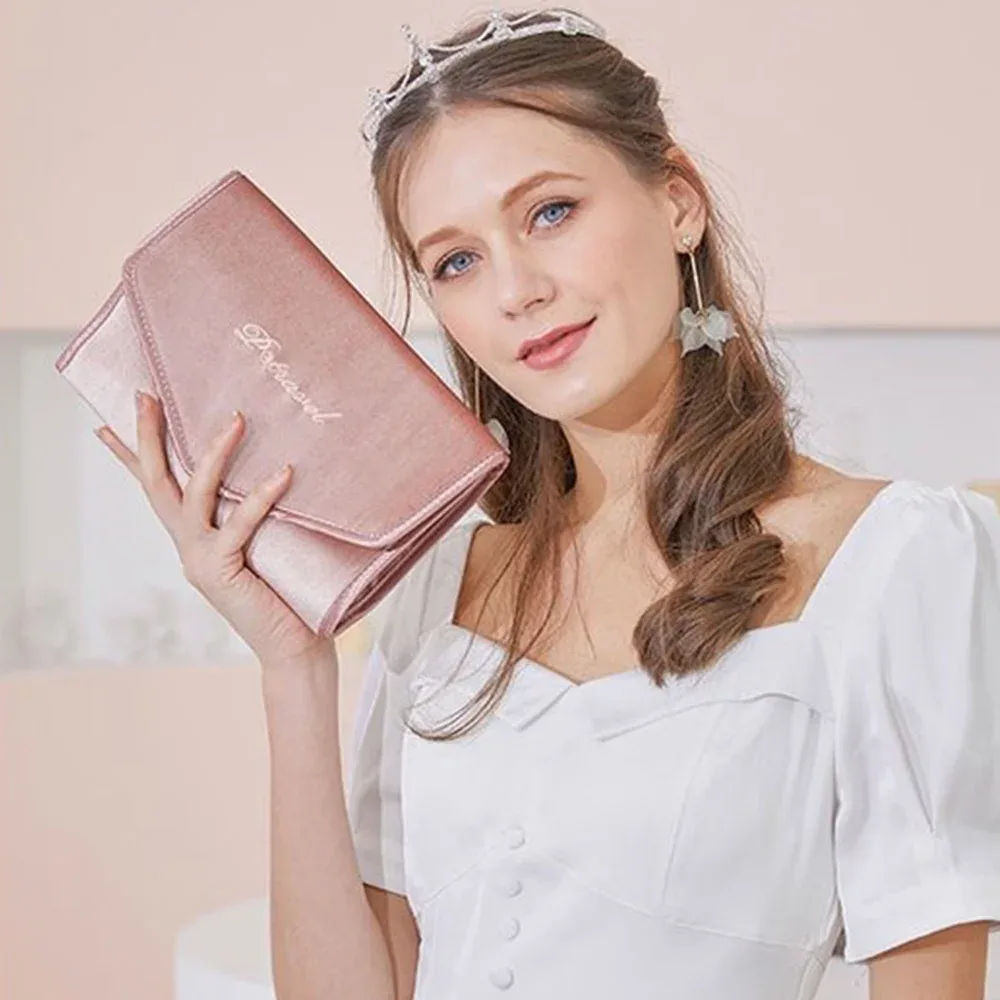 Mini trousse à cosmétiques pour filles, avec fermeture éclair, support d'organisation portable, fournitures pour rouges à lèvres, organisateur de petits objets et de pièces de monnaie