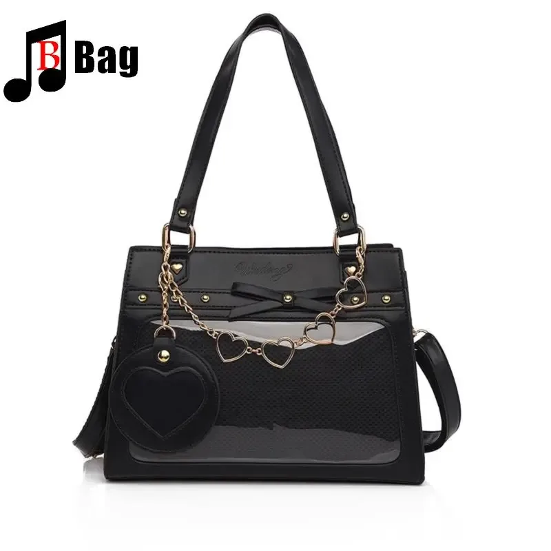 sac d'uniforme de cosplay japonais lolita jk pour femmes, magnifique sac à bandoulière, sac à bandoulière portable, sacs ita pour sous-culture