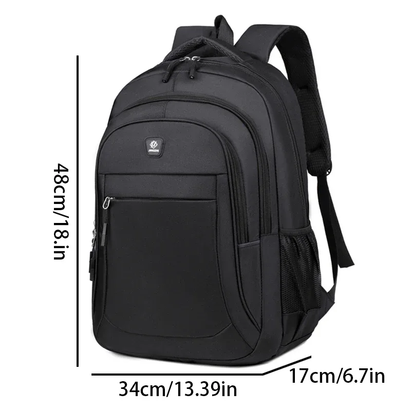 Sac à dos en tissu Oxford pour hommes et femmes, grande capacité, sac à dos pour étudiants du collège, sac à dos de voyage pour hommes