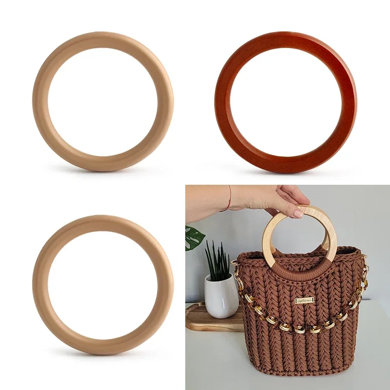 sac dos organisateur leger bois circulaire couleurs variees voyage faire main sac bandouliere poignée interchangeable diy plastique matériau traite