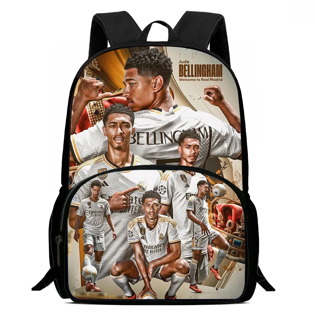 sac à dos cool imprimé b-bellingham pour enfants, sac d'école pour garçons et filles, grande capacité, 15 pouces