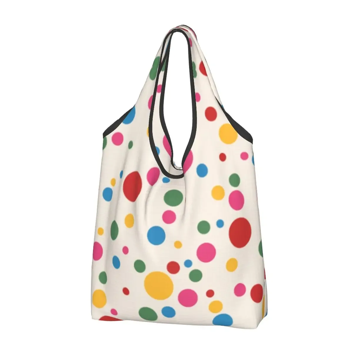 kawaii yayoi kusama art abstrait shopping sacs fourre-tout portable épicerie sac à bandoulière