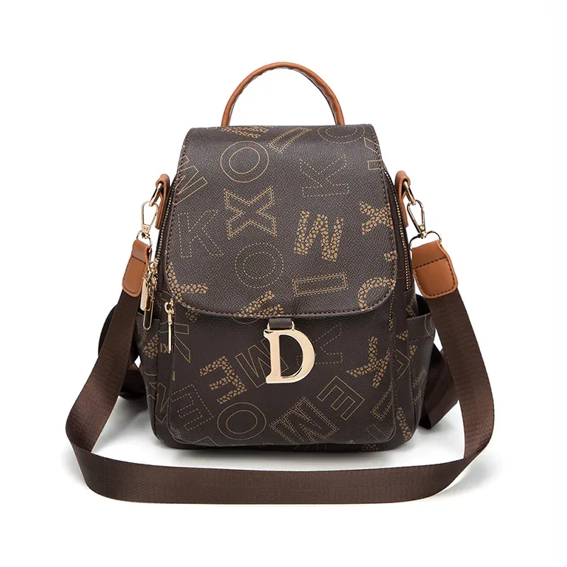 sac à dos en cuir vintage pour femmes, sac à bandoulière de haute qualité pour femmes, sac de voyage pour dames, sac d'école pour filles, mochilas.