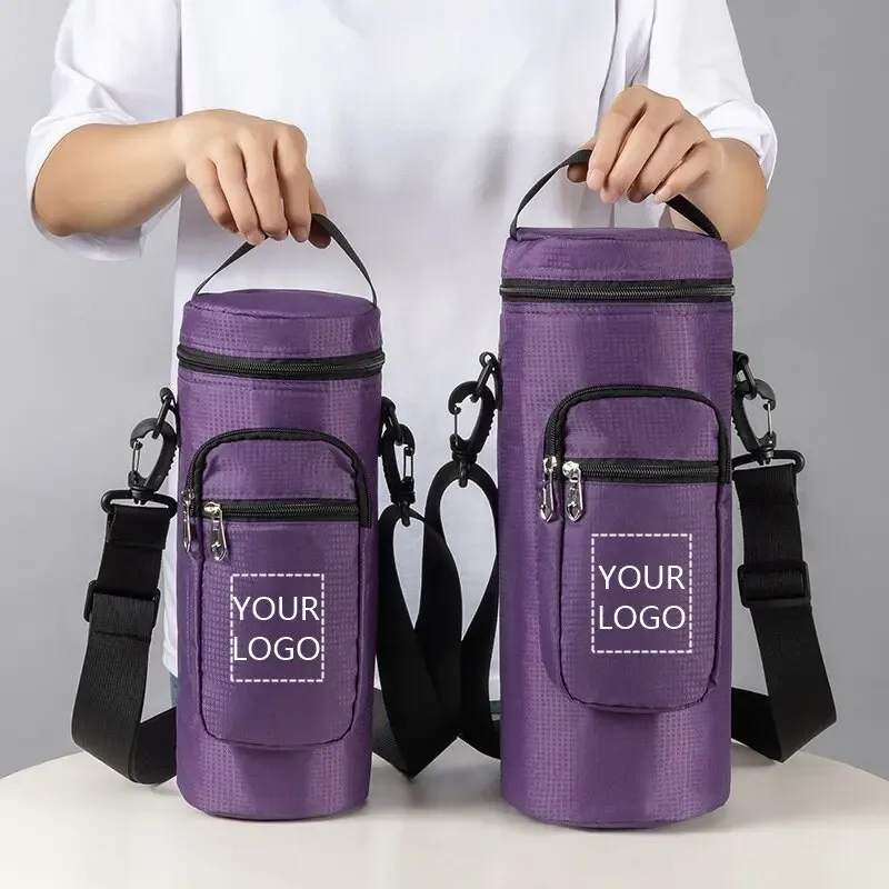 Sac de glace Oxford personnalisé, sac de rangement Portable étanche isolé et pour bouteille d'eau froide, adapté aux voyages, Camping et randonnée