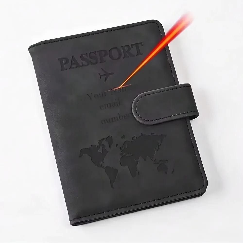 housse de passeport personnalisée avec nom, étui de passeport gravé avec monogramme, cadeau de mariage pour demoiselle d'honneur et garçon d'honneur