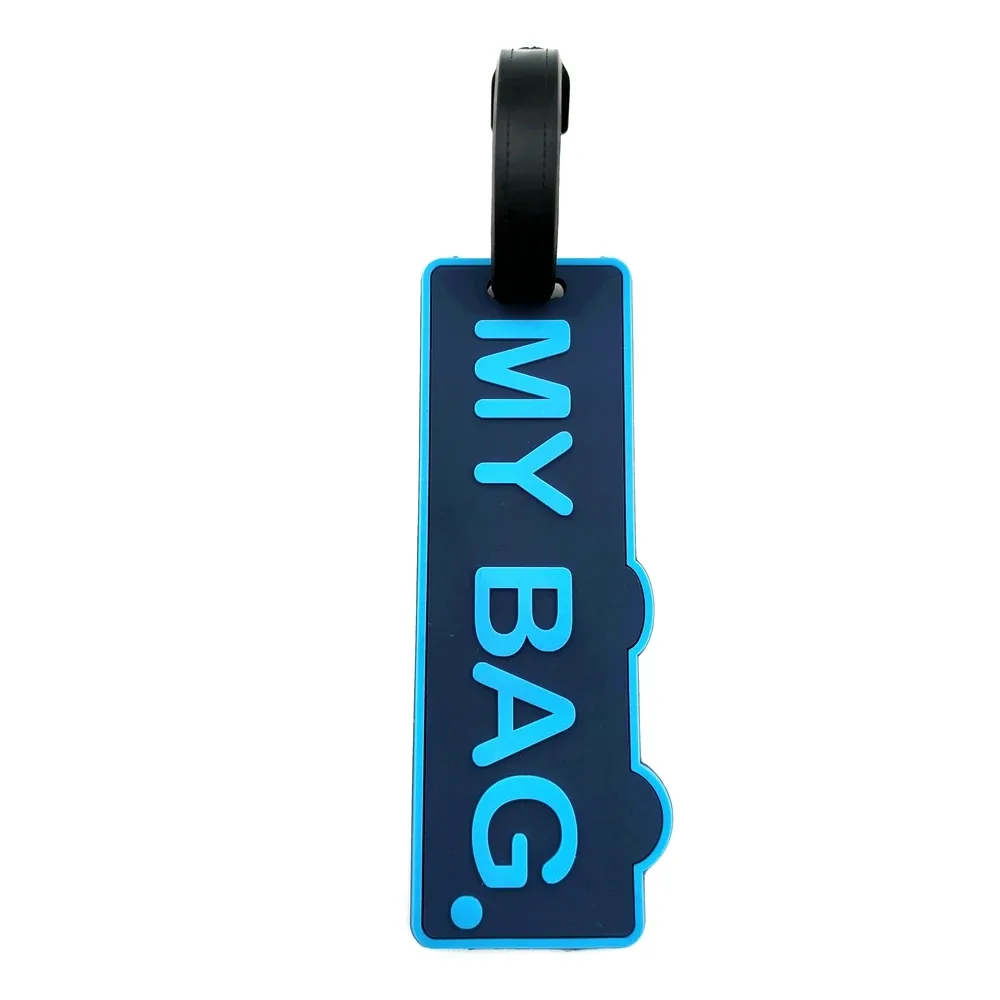 pendentif d'étiquette de bagage de lettre minimaliste, étiquette de bagage d'aéroport de voyage, étiquette d'identification anti-perte, étiquette de nom de bagage, mâle et 600, 1pc