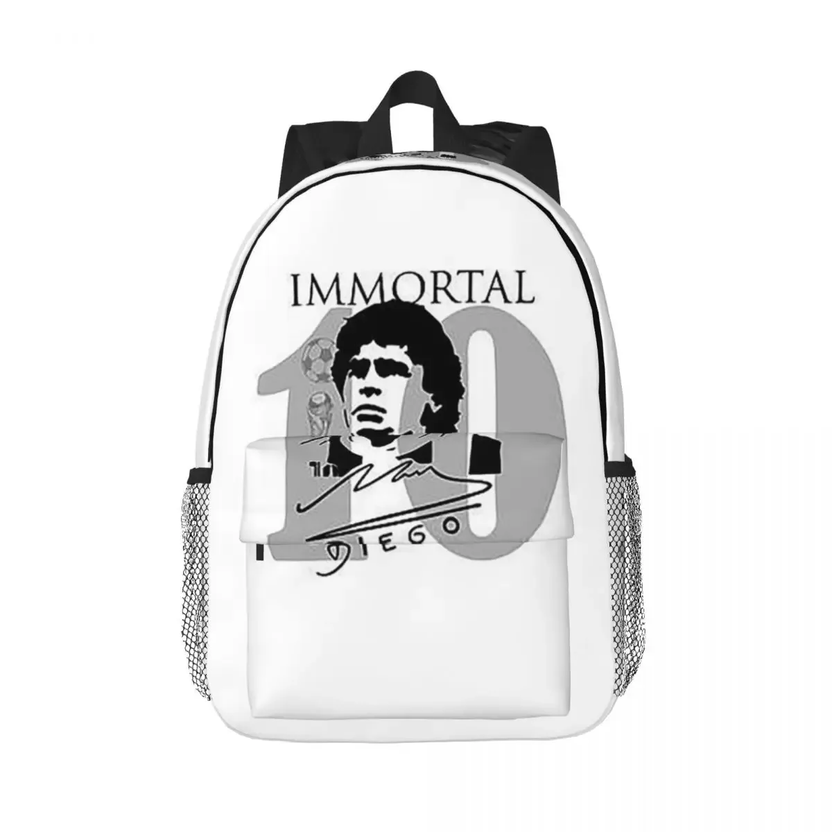 diego maradona d10 sac à dos étudiant garçons filles bookbag enfants sac d'école ordinateur sacs à bandoulière pour hommes femmes