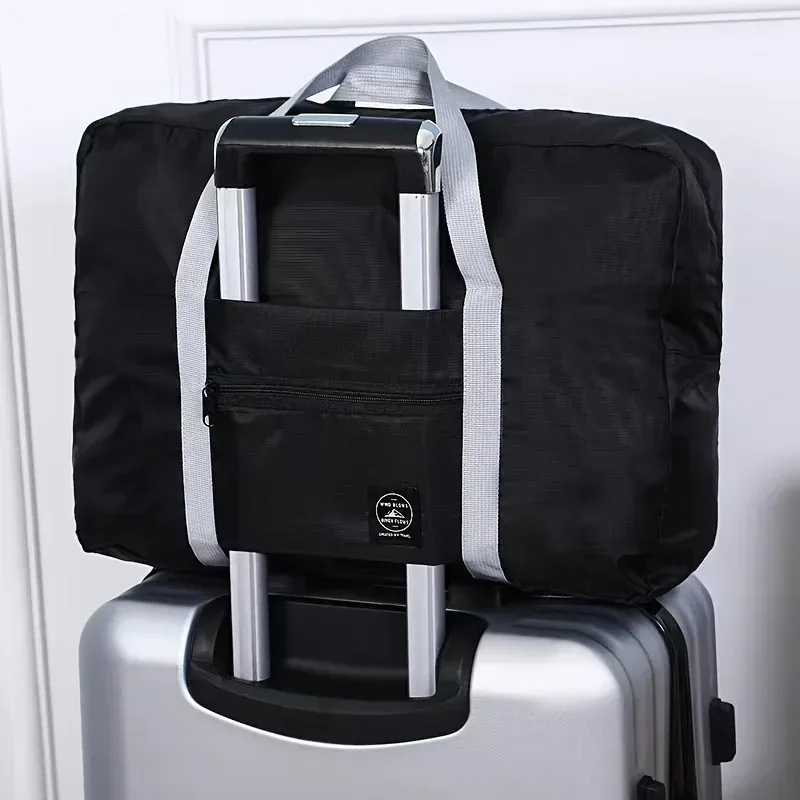 sac de rangement pliable 1 pièce, sac de voyage multifonctionnel grande capacité, sac d'avion, sac de déménagement, bagage à main
