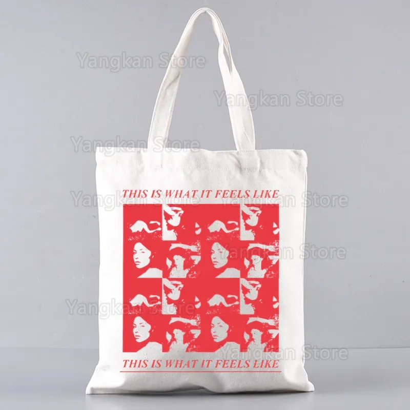 gracie abrams femmes toile sac fourre-tout eco sac à provisions grande capacité sac à bandoulière pour femmes femme pliable plage shopper sac