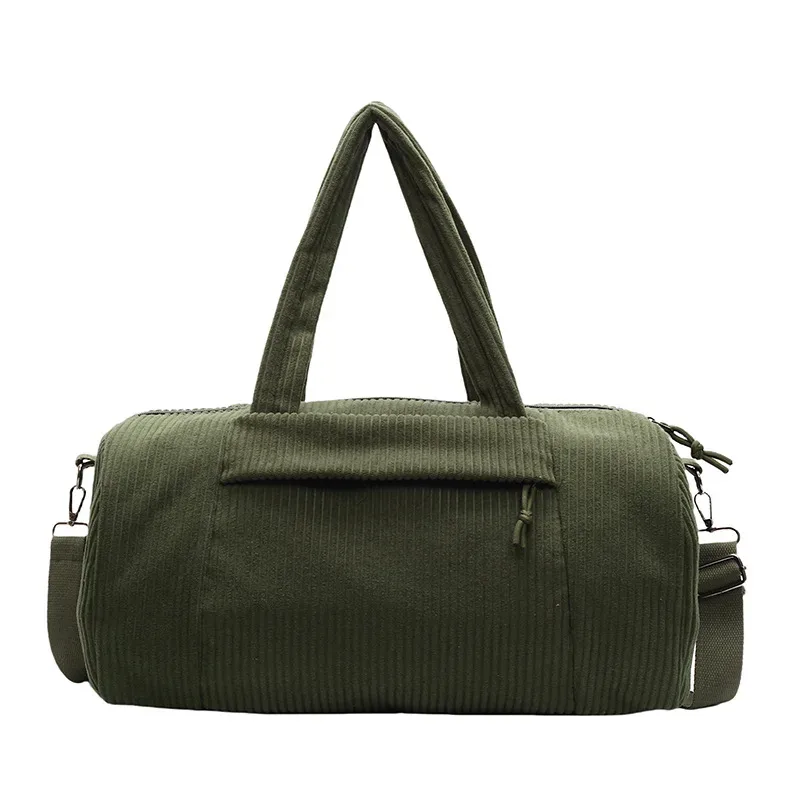 sac de voyage de haute qualité en velours côtelé pour femmes, sac à bandoulière, fourre-tout pour dames, grand sac à main de styliste, 2026