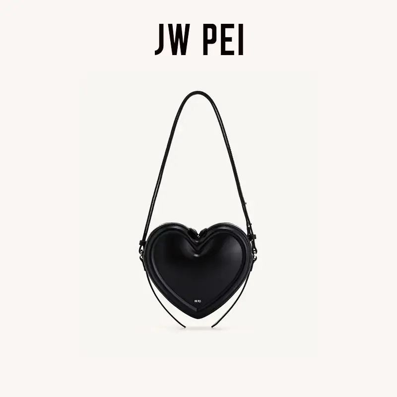 sac bandoulière en forme de cœur jwpei, sac d'amour tridimensionnel doux et cool, sac bandoulière pour femme