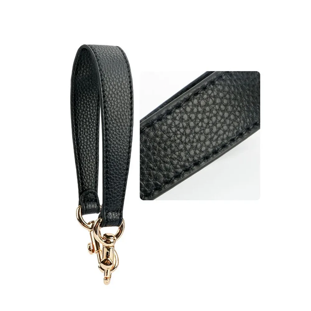 sangle de sac de conception de marque pour sac fourre-tout sous les bras, sacs à main, sangle de sac initiée par la poignée, sangle en cuir vachetta, accessoires de sac