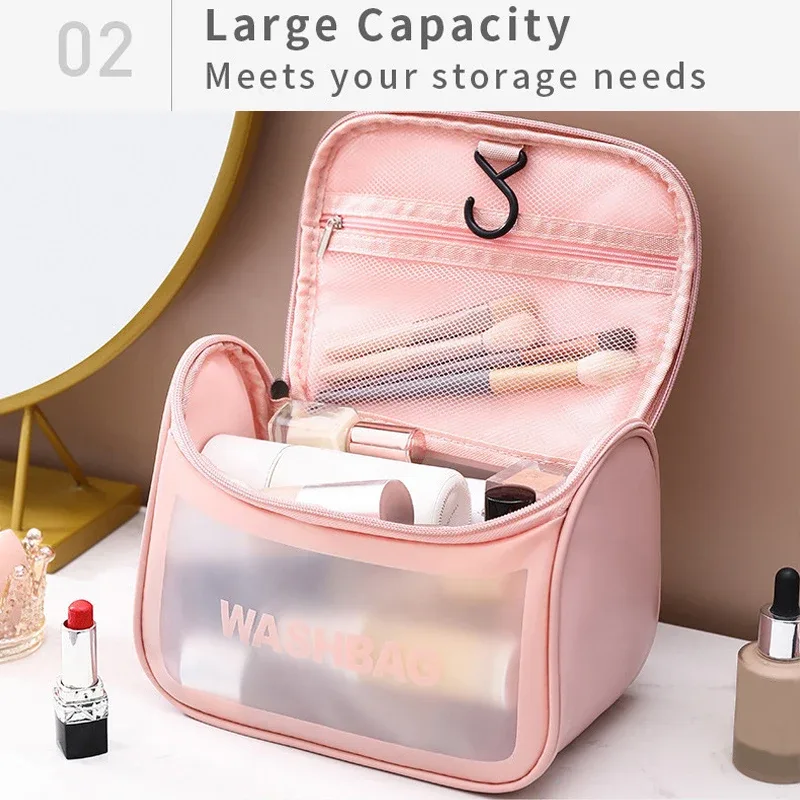 sacs à cosmétiques multifonctionnels de voyage portables pour femmes, sac de lavage, sac de natation étanche, sac de rangement de maquillage de grande capacité